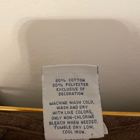 Vintage Y2K Sweatshirt Chocolate Brown Bella Swan M - Picture 10 of 10